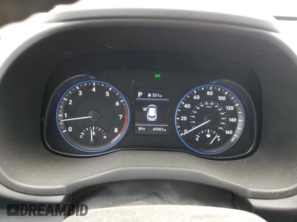 2019 Hyundai Kona Limited with VIN KM8K33A53KU388733, listed as a Copart auction lot 42572875 with 69,301 mi miles and Salvage Title. Bid and sale history available at carsss.com. Image 9.