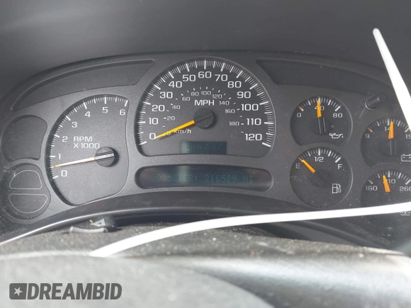 2004 Chevrolet Tahoe LT with VIN 1GNEC13Z14R203713, listed as a IAAI auction lot 42490743 with 216,529 mi miles and . Bid and sale history available at DreamBid. Image 7.