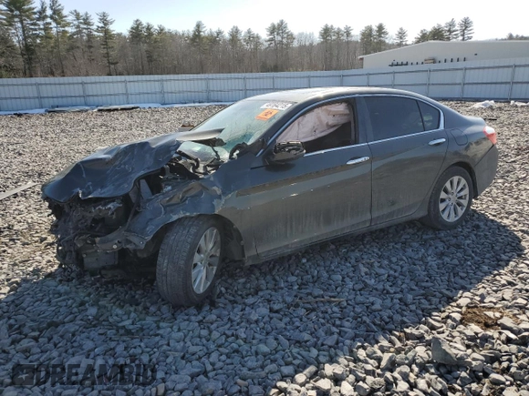 2014 Honda Accord Sedan EX-L with VIN 1HGCR2F85EA092155, listed as a Copart auction lot 49164215 with 0 mi miles and Salvage Title. Bid and sale history available at carsss.com. Image 1.
