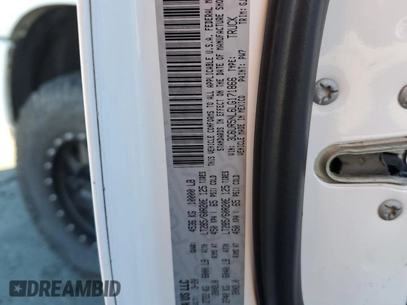 2020 Ram 2500 Laramie with VIN 3C6UR5NL6LG171866, listed as a Copart auction lot 86912404 with 133,719 mi miles and Salvage Title. Bid and sale history available at carsss.com. Image 12.