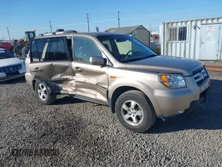 2007 Honda Pilot EX-L z VIN 2HKYF18567H503391, wystawiony jako IAAI lot #42062532 z przebiegiem 159 109 mil mil oraz . Historia ofert i sprzedaży dostępna na DreamBid. Obrazek 1.