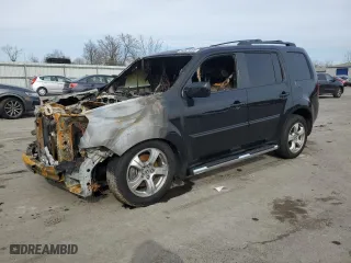 2013 Honda Pilot EX-L with VIN 5FNYF4H79DB060599, listed as a Copart auction lot 43821205 with 0 mi miles and Salvage Title. Bid and sale history available at carsss.com. Image 1.