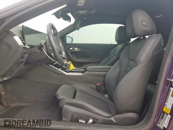 2023 BMW 2 Series 230i with VIN 3MW23CM05P8D73642, listed as a Copart auction lot 57884725 with 5,697 mi miles and Salvage title. Bid and sale history available at DreamBid. Image 7.