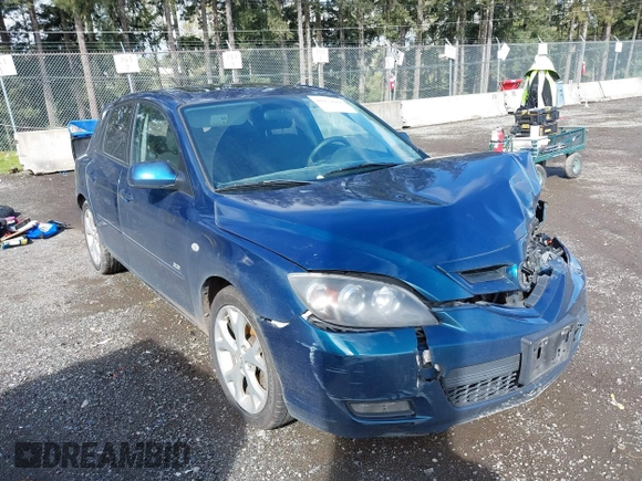 2008 Mazda Mazda3 s Sport with VIN JM1BK343781796292, listed as a IAAI auction lot 41970668 with 197,050 mi miles. Bid and sale history available at carsss.com. Image 1.
