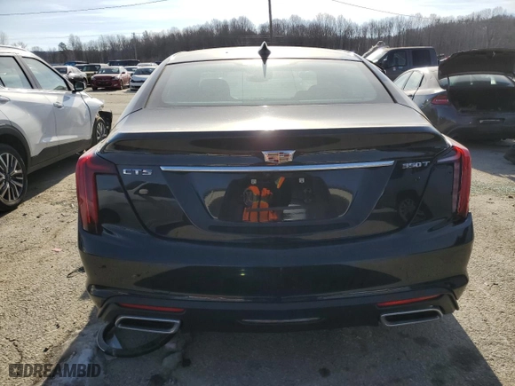 2020 Cadillac CT5 Luxury with VIN 1G6DW5RK2L0121900, listed as a Copart auction lot 42156225 with 6,637 mi miles and Salvage Title. Bid and sale history available at carsss.com. Image 6.