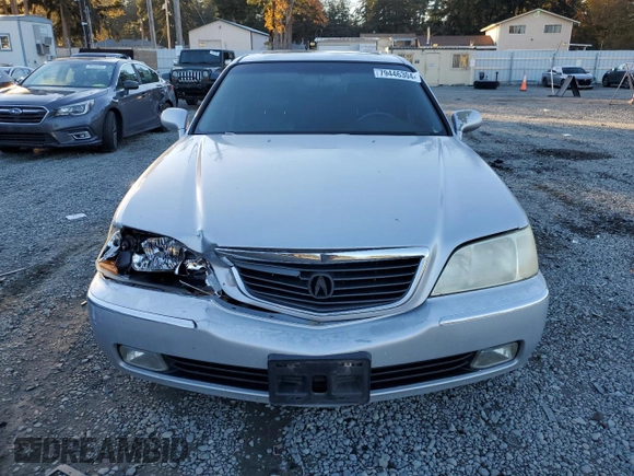 2001 Acura RL with VIN JH4KA96511C002982, listed as a Copart auction lot 79446304 with 0 mi miles and Salvage Title. Bid and sale history available at carsss.com. Image 5.