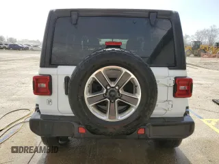 2021 Jeep Wrangler Unlimited Sahara с VIN 1C4HJXEG3MW619175, выставлен на аукционе Copart как лот 49053575 с пробегом 61 333 миль миль и Списание • Salvage title. История ставок и продаж доступна на DreamBid. Изображение 6.