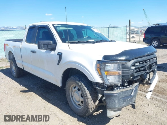 2023 Ford F-150 XL with VIN 1FTEX1EB5PKE10583, listed as a IAAI auction lot 41979500 with 41,611 mi miles. Bid and sale history available at carsss.com. Image 1.