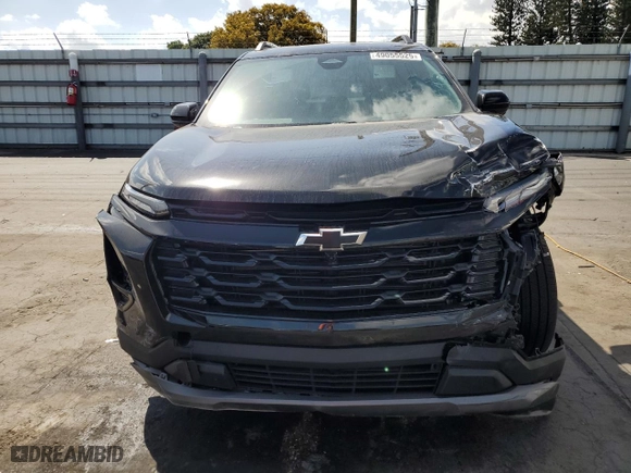 2025 Chevrolet Equinox FWD LT with VIN 3GNAXHEG1SL130354, listed as a Copart auction lot 49055525 with 6,323 mi miles and Salvage Title. Bid and sale history available at carsss.com. Image 5.