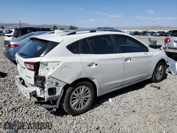 2018 Subaru Impreza Premium z VIN 4S3GTAD60J3716598, wystawiony jako Copart lot #62570445 z przebiegiem 80 541 mil mil oraz Szkoda całkowita • Salvage title. Historia ofert i sprzedaży dostępna na DreamBid. Obrazek 3.