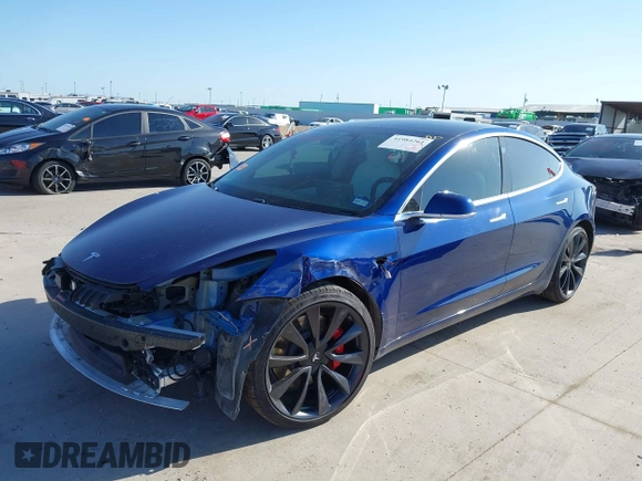 2020 Tesla Model 3 Performance z VIN 5YJ3E1EC7LF641918, wystawiony jako IAAI lot #41984261 z przebiegiem 50 202 mil mil oraz . Historia ofert i sprzedaży dostępna na DreamBid. Obrazek 23.