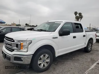 2018 Ford F-150 XL with VIN 1FTEW1CG5JKE17106, listed as a Copart auction lot 58445485 with 227,592 mi miles and Salvage title. Bid and sale history available at DreamBid. Image 1.