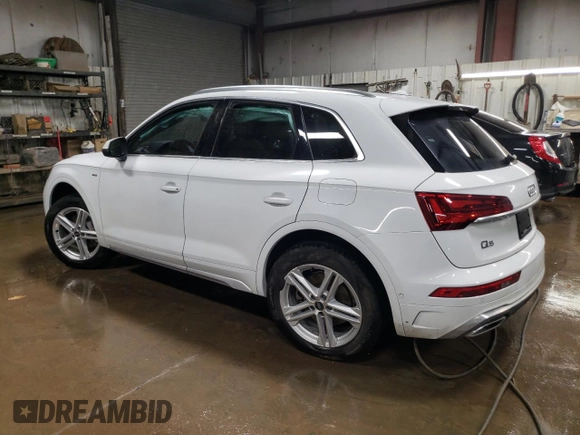 2023 Audi Q5 S line Prestige with VIN WA1F2AFY7P2026613, listed as a Copart auction lot 88807185 with 23,607 mi miles and Salvage Title. Bid and sale history available at carsss.com. Image 2.