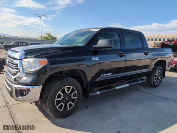 2017 Toyota Tundra 4WD SR5 with VIN 5TFDW5F17HX647396, listed as a Copart auction lot 53327985 with 136,912 mi miles and Salvage Title. Bid and sale history available at carsss.com. Image 1.