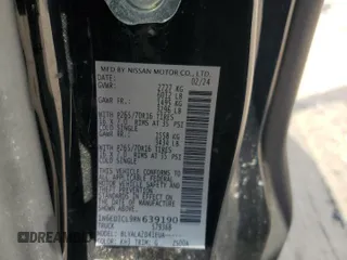 2024 Nissan Frontier S с VIN 1N6ED1CL9RN639190, выставлен на аукционе Copart как лот 56930435 с пробегом 24 059 миль миль и Списание • Salvage title. История ставок и продаж доступна на DreamBid. Изображение 12.
