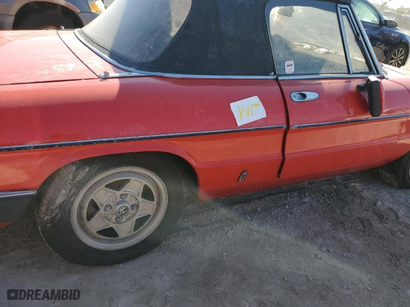 1984 Alfa Romeo Alfa Romeo Veloce with VIN ZARBA5414E1020264, listed as a Copart auction lot 75438954 with 0 mi miles and Non Repairable. Bid and sale history available at carsss.com. Image 12.