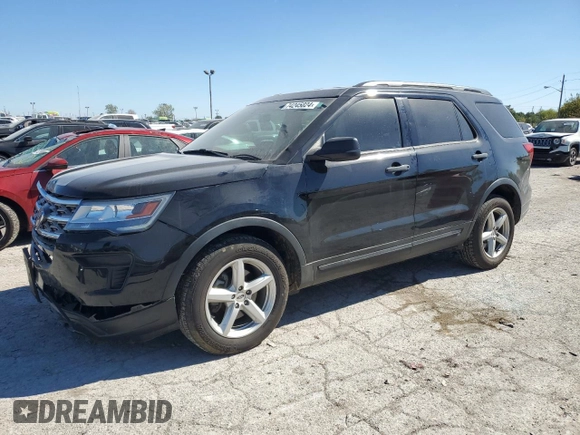 2018 Ford Explorer with VIN 1FM5K7B89JGC66827, listed as a Copart auction lot 74245024 with 120,200 mi miles and Salvage title. Bid and sale history available at DreamBid. Image 1.