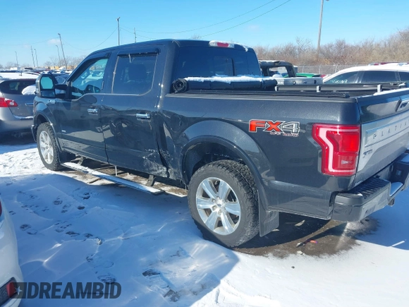 2015 Ford F-150 XLT with VIN 1FTEW1EG7FFC50082, listed as a IAAI auction lot 41288660 with 59,118 mi miles. Bid and sale history available at carsss.com. Image 3.