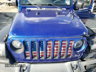 2019 Jeep Wrangler Unlimited Sport S with VIN 1C4HJXDG6KW582301, listed as a Copart auction lot 43180525 with 64,477 mi miles and Salvage title. Bid and sale history available at DreamBid. Image 12.