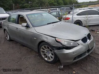 2004 BMW 5 Series 525i with VIN WBANA53544B854424, listed as a IAAI auction lot 40437905 with 999,999 mi miles. Bid and sale history available at carsss.com. Image 1.