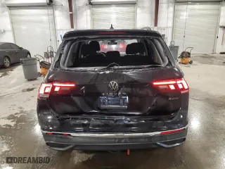 2024 Volkswagen Tiguan S with VIN 3VVFB7AX3RM047267, listed as a Copart auction lot 46821515 with 28,858 mi miles and Salvage Title. Bid and sale history available at carsss.com. Image 6.
