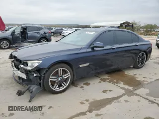 2015 BMW 7 Series 750Li xDrive with VIN WBAYF8C55FD654093, listed as a Copart auction lot 82249564 with 131,721 mi miles and Salvage Title. Bid and sale history available at carsss.com. Image 1.