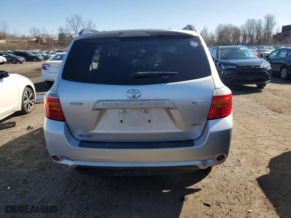 2008 Toyota Highlander with VIN JTEES41A782042238, listed as a Copart auction lot 51259115 with 143,117 mi miles and Salvage Title. Bid and sale history available at carsss.com. Image 6.