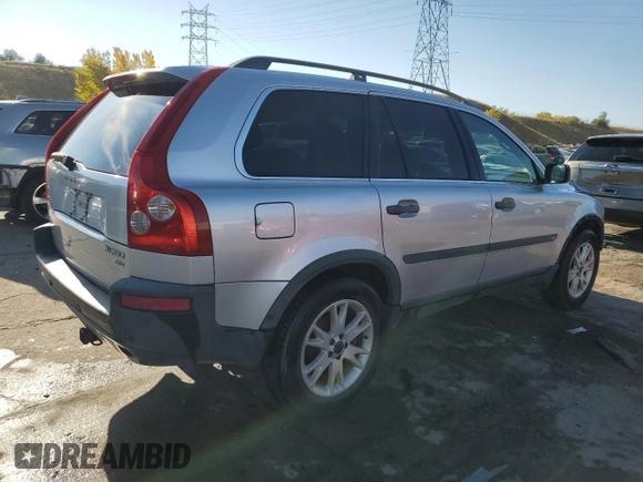 2004 Volvo XC90 with VIN YV1CZ91HX41076752, listed as a Copart auction lot 76127154 with 224,812 mi miles and Salvage Title. Bid and sale history available at carsss.com. Image 3.