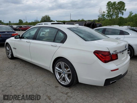 2014 BMW 7 Series ALPINA B7 xDrive with VIN WBAYF8C57ED142575, listed as a Copart auction lot 50790754 with 95,676 mi miles and Salvage Title. Bid and sale history available at DreamBid. Image 2.