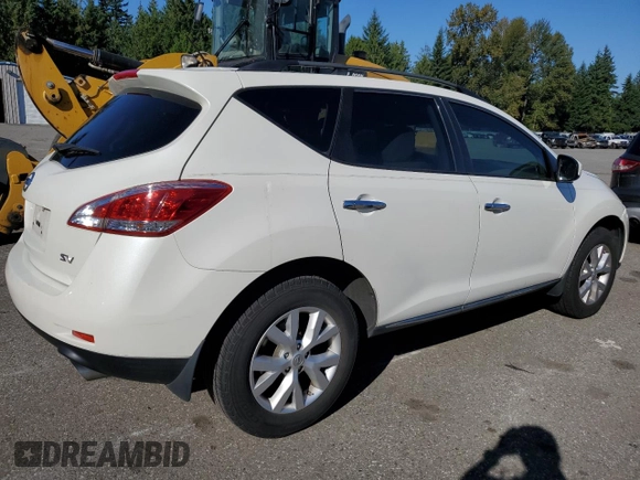 2014 Nissan Murano SV with VIN JN8AZ1MU1EW412062, listed as a Copart auction lot 69320514 with 143,049 mi miles and Salvage Title. Bid and sale history available at carsss.com. Image 3.