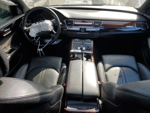 2014 Audi A8 4.0T with VIN WAUR2AFD5EN004618, listed as a Copart auction lot 50796255 with Not provided miles and Salvage title. Bid and sale history available at DreamBid. Image 8.