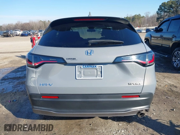 2023 Honda HR-V Sport with VIN 3CZRZ1H5XPM700824, listed as a IAAI auction lot 41277102 with 37,989 mi miles. Bid and sale history available at carsss.com. Image 16.