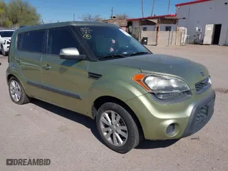 2012 Kia Soul + with VIN KNDJT2A64C7419796, listed as a IAAI auction lot 41883584 with NaN miles. Bid and sale history available at carsss.com. Image 1.