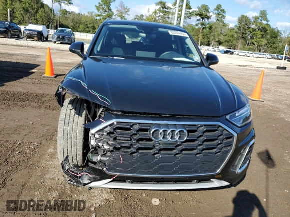 2023 Audi Q5 S line Premium Plus with VIN WA1EABFY8P2069068, listed as a Copart auction lot 80244404 with 15,253 mi miles and Salvage Title. Bid and sale history available at DreamBid. Image 5.