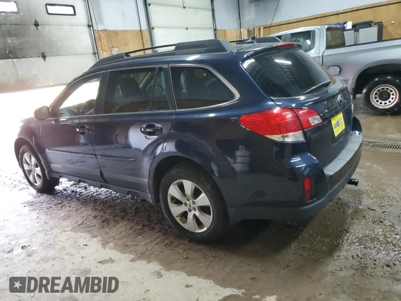 2012 Subaru Outback 2.5i Limited with VIN 4S4BRCKC0C3296109, listed as a Copart auction lot 49066925 with 166,710 mi miles and Non Repairable. Bid and sale history available at carsss.com. Image 2.