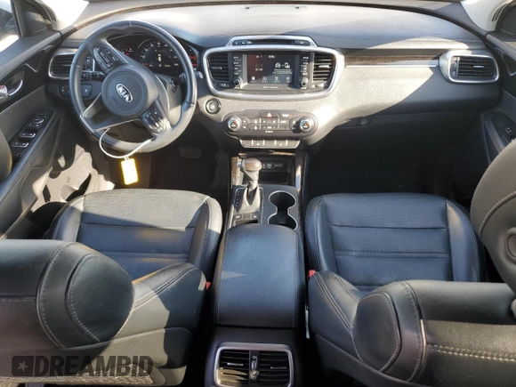 2017 Kia Sorento EX V6 with VIN 5XYPH4A59HG321386, listed as a Copart auction lot 58059574 with 92,235 mi miles and Salvage Title. Bid and sale history available at carsss.com. Image 8.