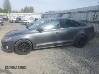 2013 Volkswagen Jetta GLI Autobahn with VIN 3VW467AJ5DM248048, listed as a Copart auction lot 54397575 with 141,264 mi miles and Salvage Title. Bid and sale history available at DreamBid. Image 1.