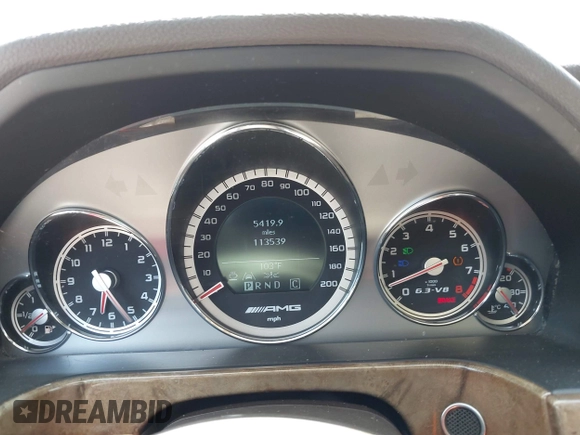 2010 Mercedes-Benz E 63 AMG with VIN WDDHF7HB6AA119107, listed as a IAAI auction lot 42517085 with 113,539 mi miles and . Bid and sale history available at DreamBid. Image 7.