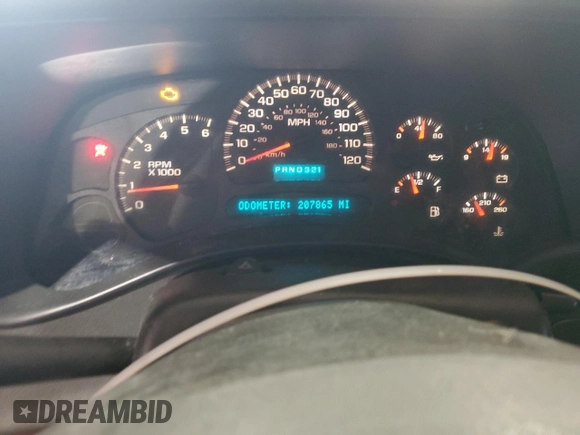 2004 Chevrolet Tahoe LS with VIN 1GNEC13V14R202915, listed as a Copart auction lot 42596615 with 207,865 mi miles and Salvage title. Bid and sale history available at DreamBid. Image 9.