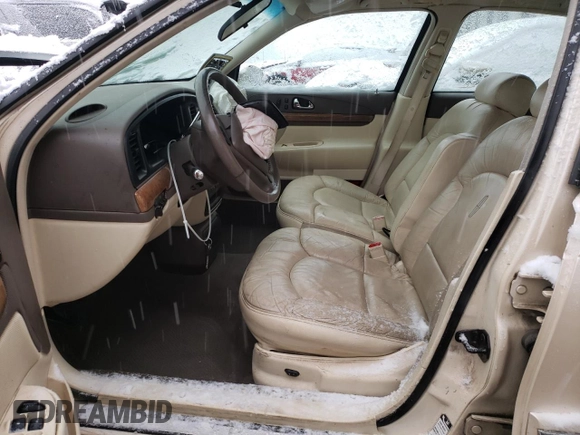 1998 Lincoln Continental with VIN 1LNFM97V7WY742356, listed as a Copart auction lot 44723325 with 191,173 mi miles and Salvage Title. Bid and sale history available at carsss.com. Image 7.