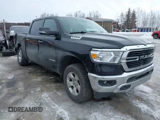 2020 Ram 1500 Big Horn z VIN 1C6RRFFG0LN334919, wystawiony jako IAAI lot #41916766 z przebiegiem 45 237 mil mil oraz . Historia ofert i sprzedaży dostępna na DreamBid. Obrazek 1.