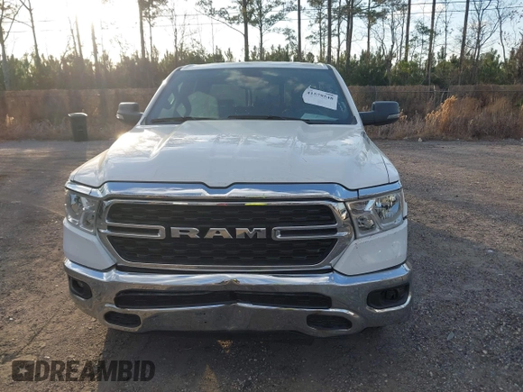 2023 Ram 1500 Big Horn with VIN 1C6SRFBT2PN535571, listed as a IAAI auction lot 41579548 with 42,140 mi miles. Bid and sale history available at carsss.com. Image 12.