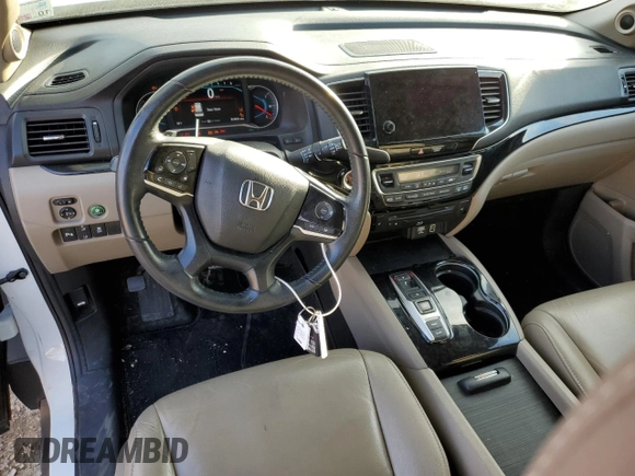 2021 Honda Pilot Touring 8-Passenger with VIN 5FNYF5H92MB001840, listed as a Copart auction lot 43236895 with 63,402 mi miles and Salvage Title. Bid and sale history available at DreamBid. Image 8.
