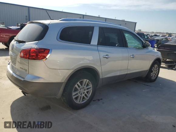 2009 Buick Enclave CX with VIN 5GAER13D09J200580, listed as a Copart auction lot 67925214 with 126,865 mi miles and Salvage Title. Bid and sale history available at DreamBid. Image 3.
