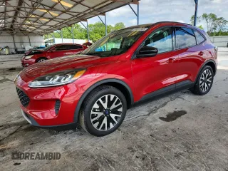 2020 Ford Escape SE Sport Hybrid with VIN 1FMCU9BZ2LUB98087, listed as a Copart auction lot 59051985 with 66,690 mi miles and Salvage title. Bid and sale history available at DreamBid. Image 1.