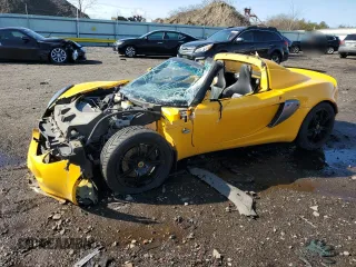 2005 Lotus Elise z VIN SCCPC11185HL34674, wystawiony jako Copart lot #50975385 z przebiegiem 63 194 mil mil oraz Szkody całkowita. Historia ofert i sprzedaży dostępna na DreamBid. Obrazek 1.