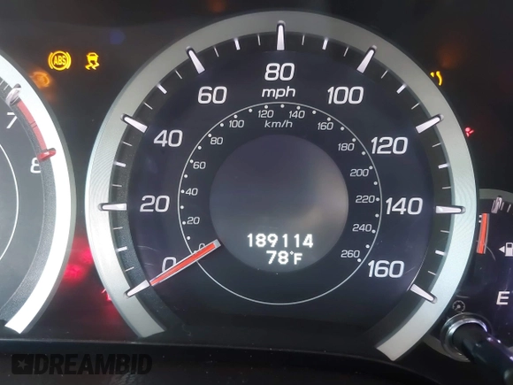 2012 Acura TSX Tech Pkg with VIN JH4CU2F61CC001779, listed as a IAAI auction lot 41848348 with 189,114 mi miles. Bid and sale history available at carsss.com. Image 7.