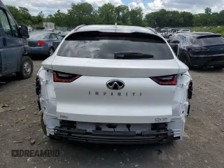 2024 Infiniti QX55 Luxe with VIN 3PCAJ5JRXRF104229, listed as a Copart auction lot 58097004 with 4,735 mi miles and Salvage title. Bid and sale history available at DreamBid. Image 6.