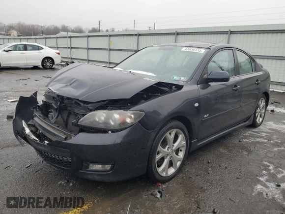 2009 Mazda 3 S Touring with VIN JM1BK324191237544, listed as a Copart auction lot 43930155 with 144,606 mi miles and Salvage Title. Bid and sale history available at DreamBid. Image 1.
