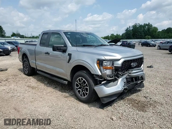 2023 Ford F-150 XL with VIN 1FTEX1EP9PKE34381, listed as a Copart auction lot 63938505 with 13,933 mi miles and Salvage title. Bid and sale history available at DreamBid. Image 13.